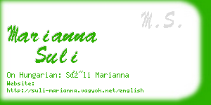 marianna suli business card